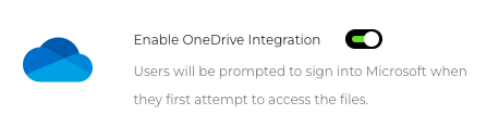 Microsoft OneDrive integration in Isolocity document management software