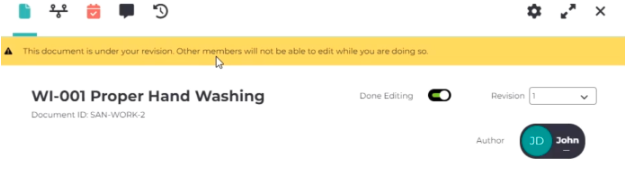 Concurrent editing control in Isolocity document management software