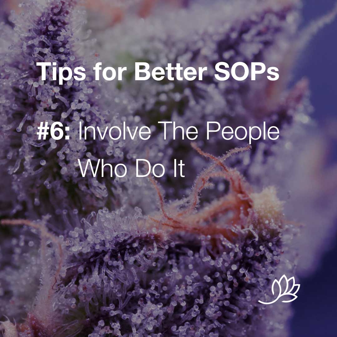 SOP tips - Involvement