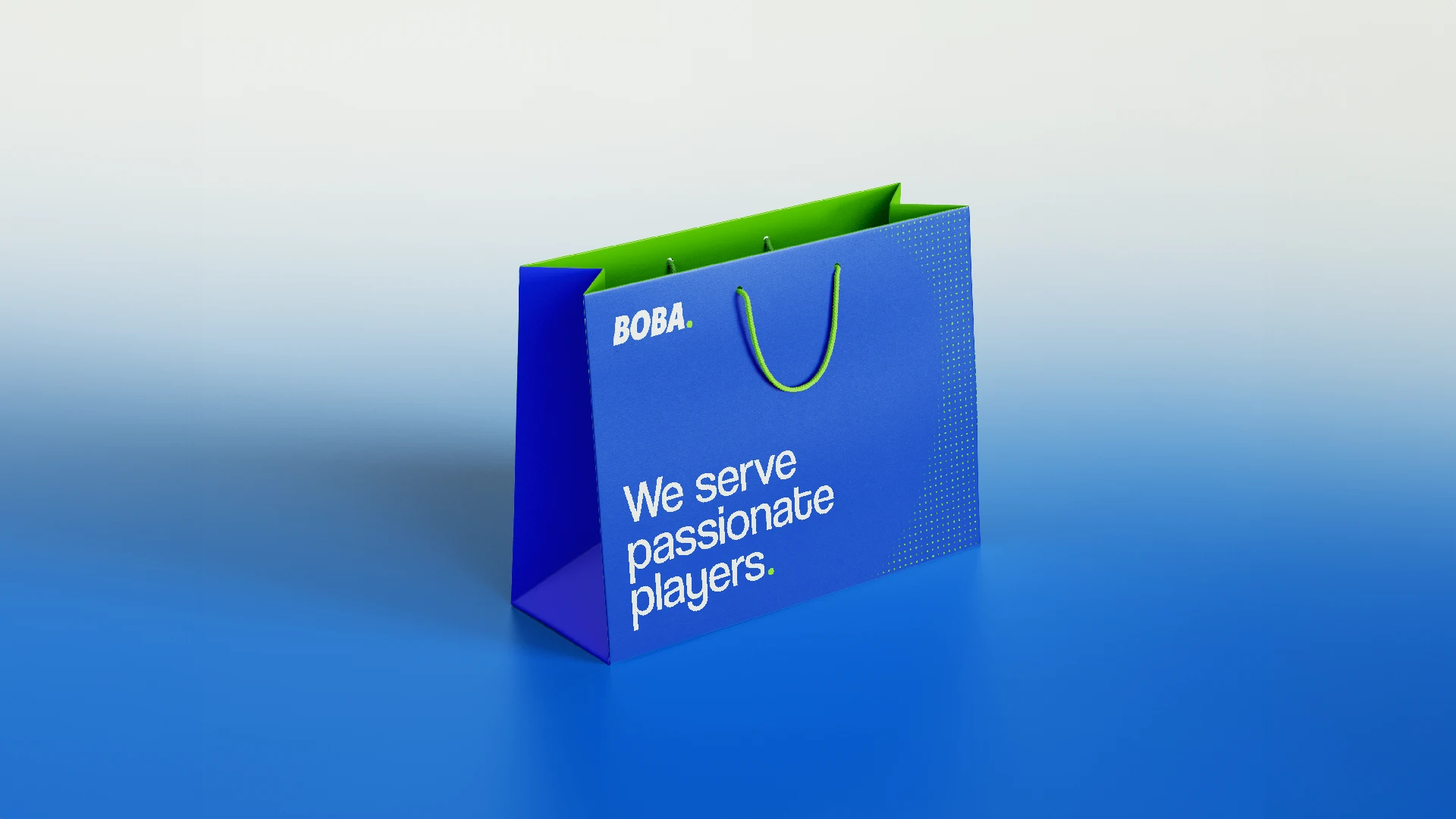 Het ontwerp van een shopping tas, die je meekrijgt bij een aankoop in de winkel