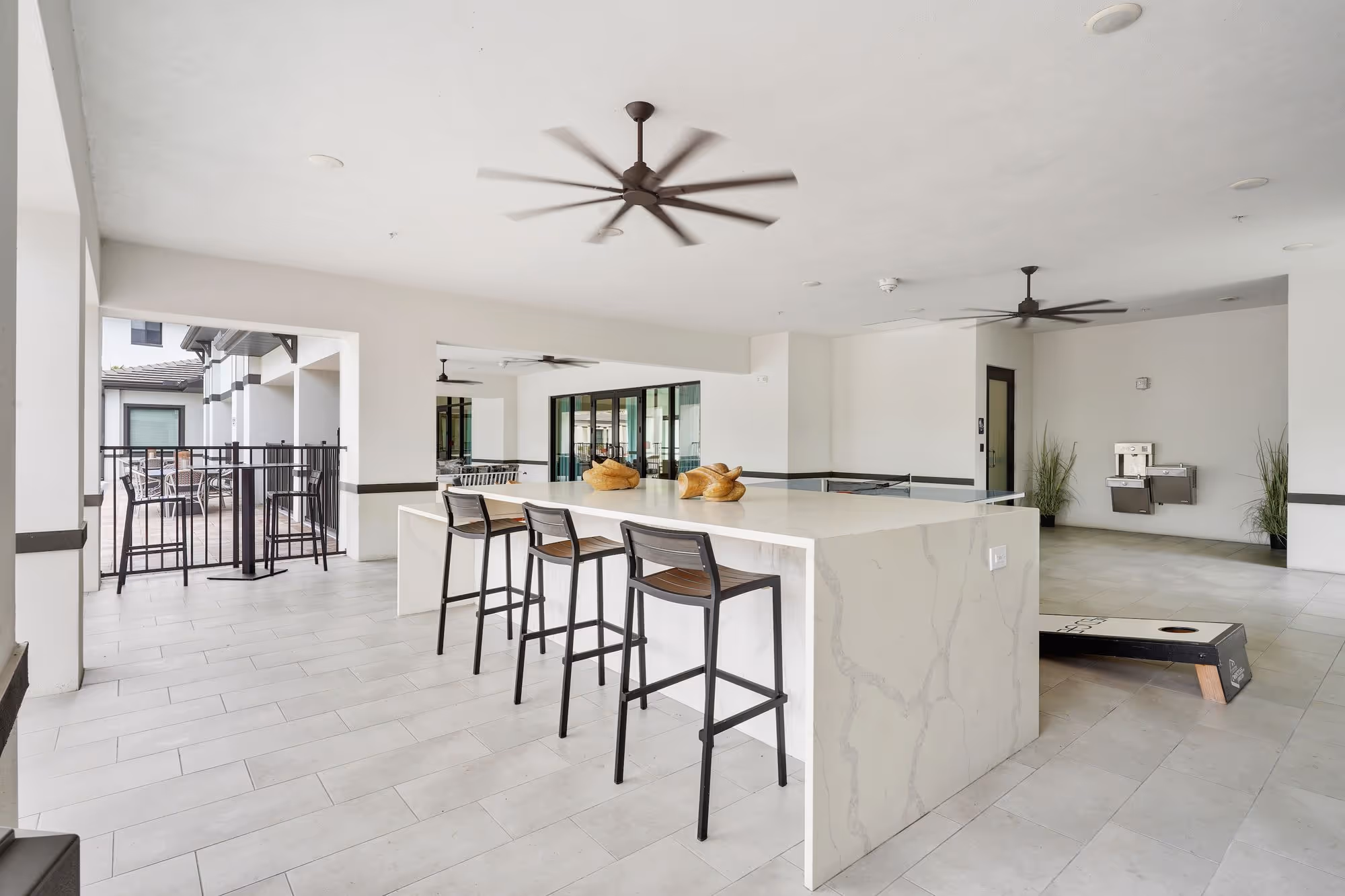 Community lounge area