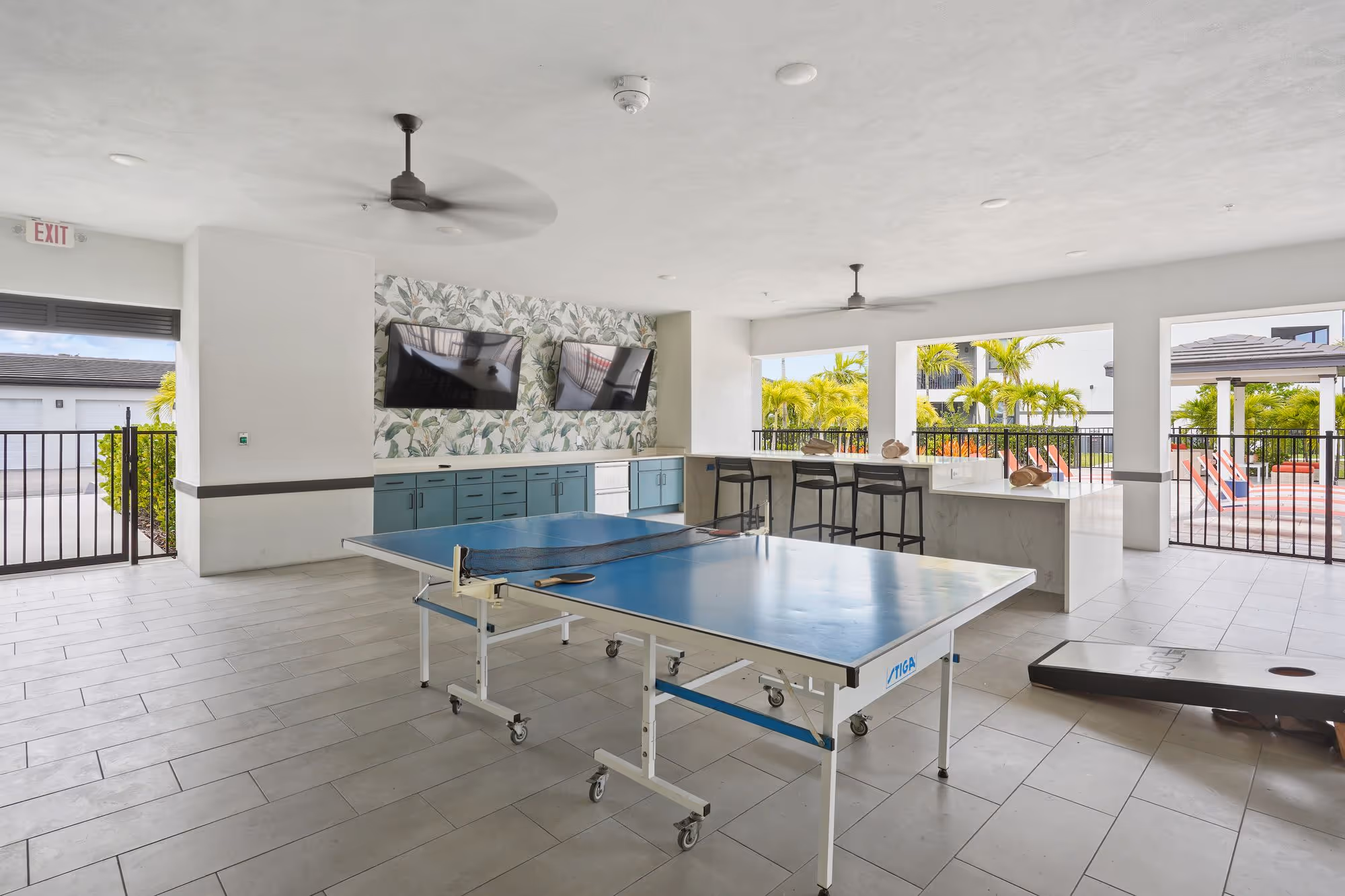 Community lounge area