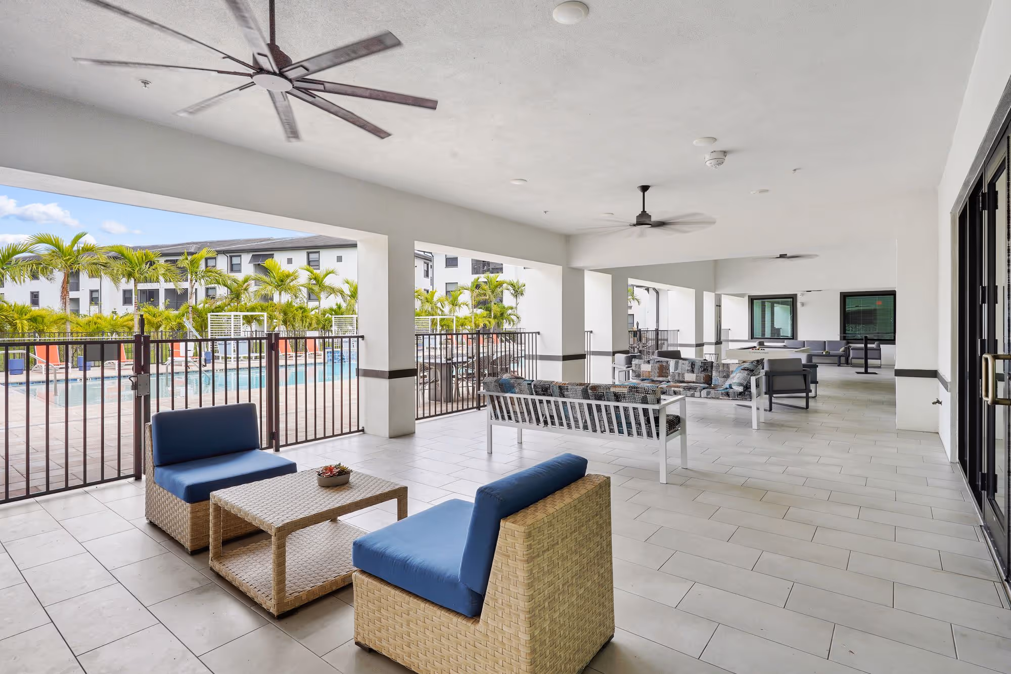 Community lounge area