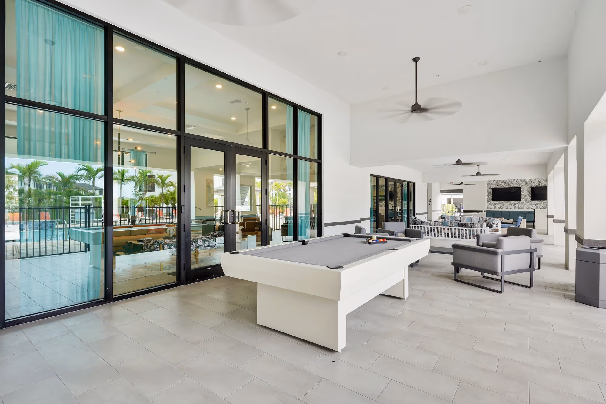 Community lounge area