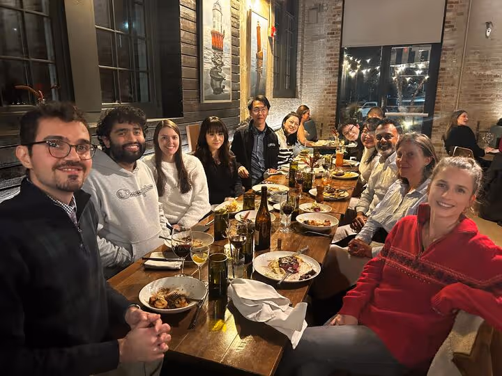 group dinner picture