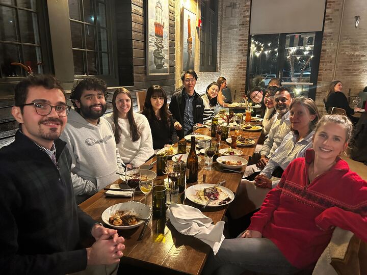 group dinner picture
