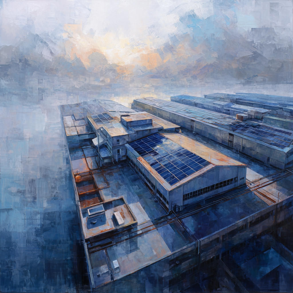 image of commercial solar installations