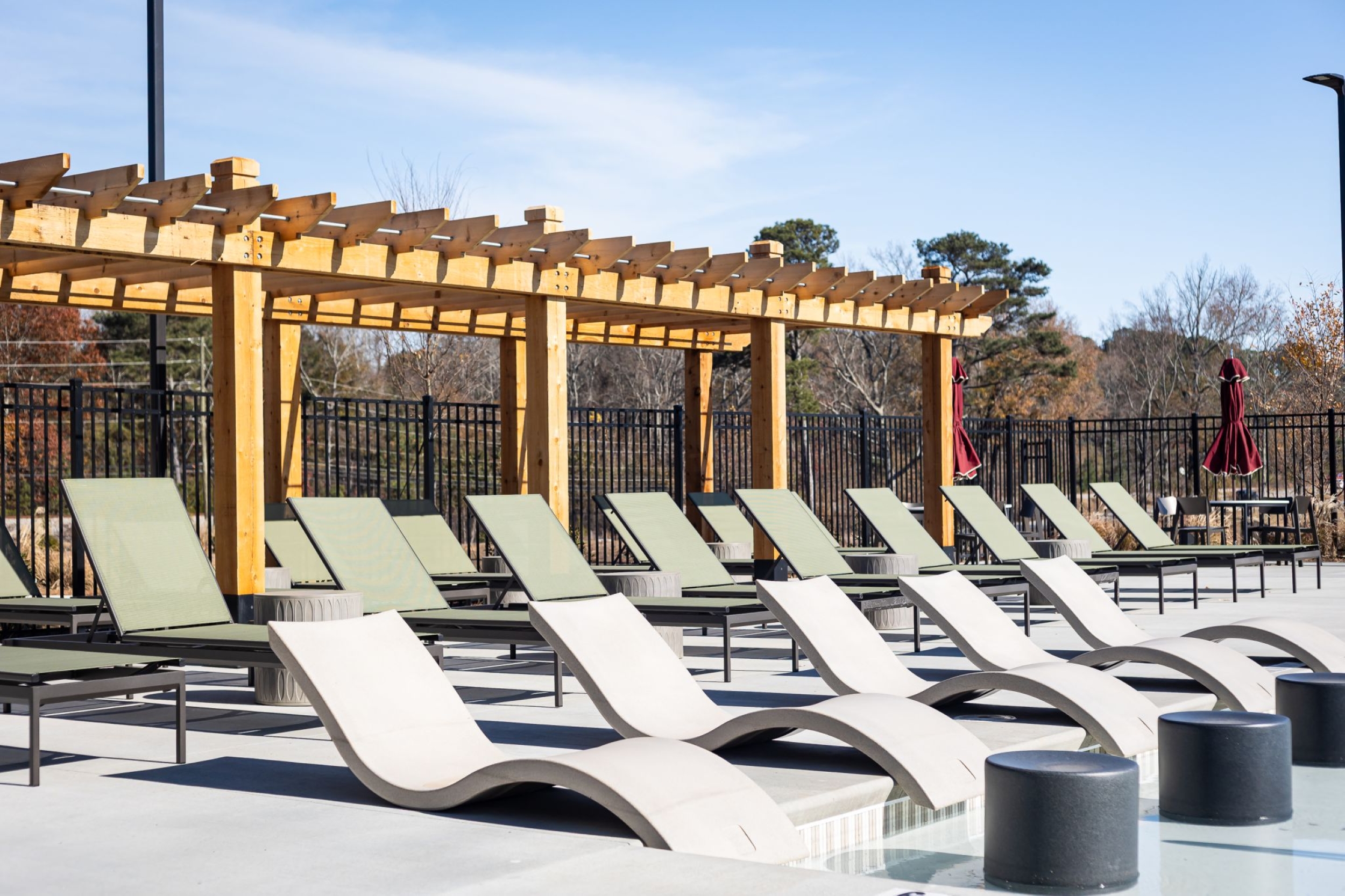 Pergola & Pool Deck: Winder Retreat, Winder GA - Nov 25