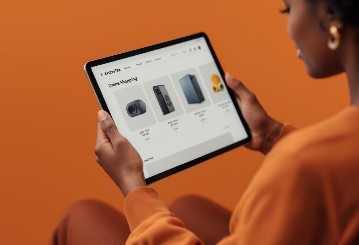 image of online shopping transaction