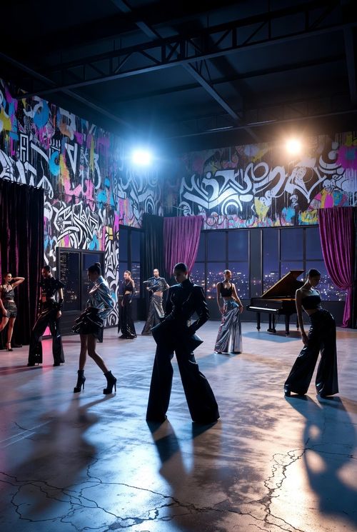 dance studio class in session