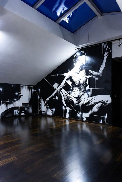 dance studio class in session