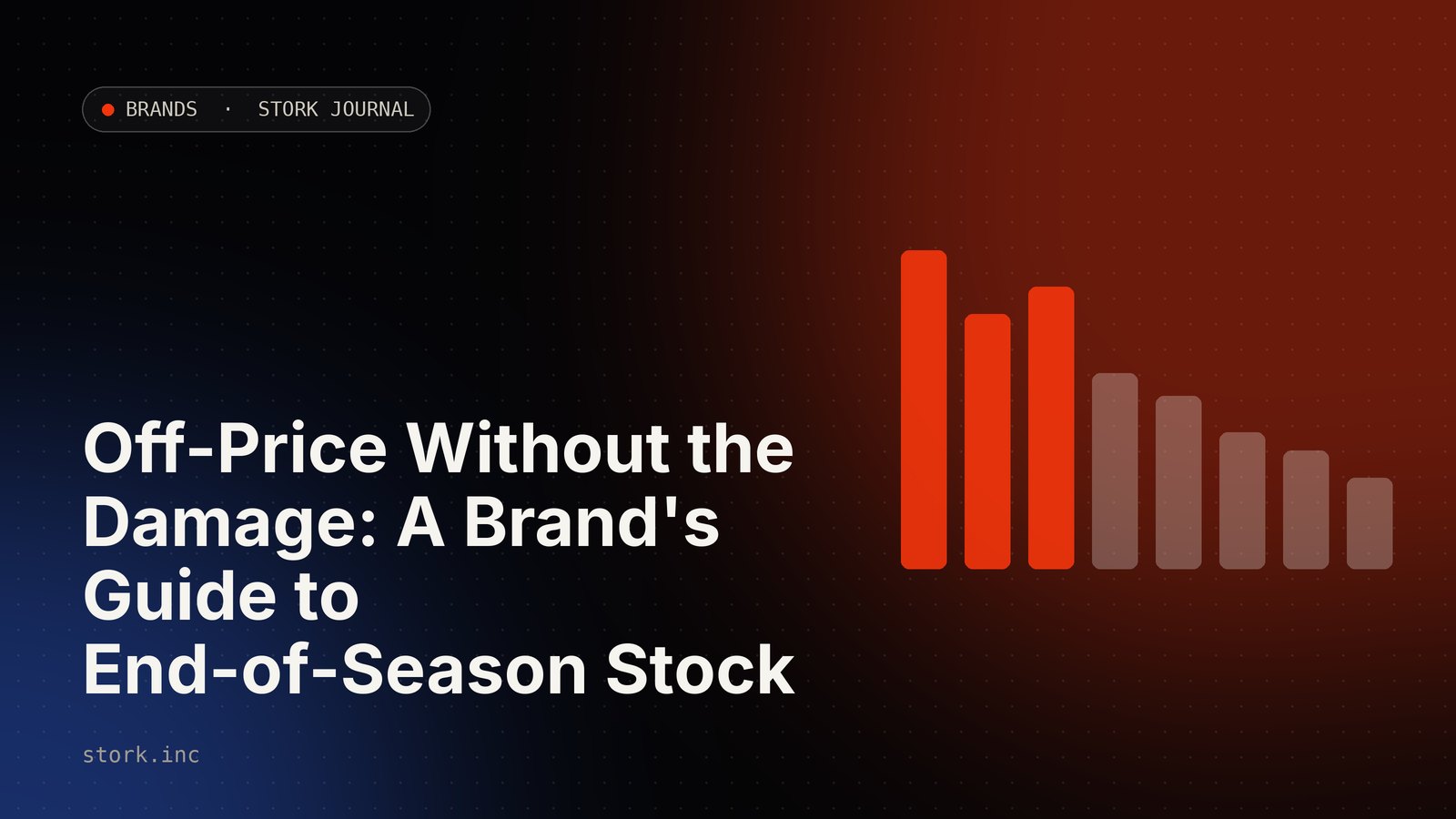 Selling end-of-season luxury stock