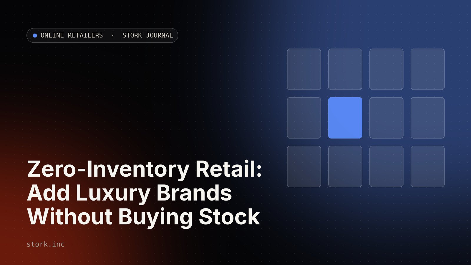 Zero-inventory retail