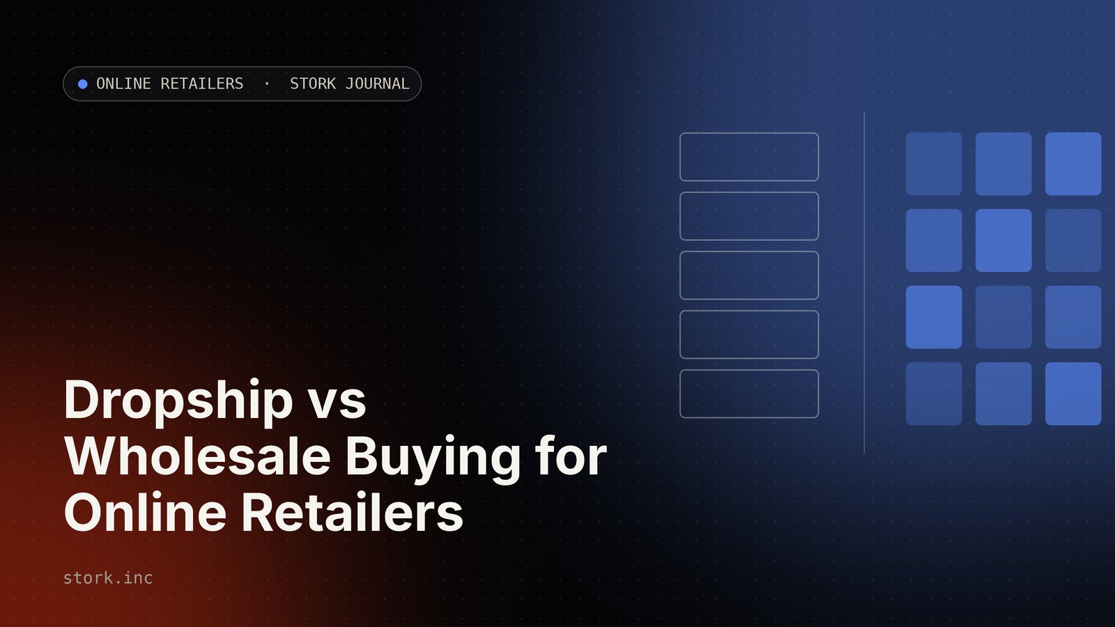 Dropship vs wholesale for online retailers