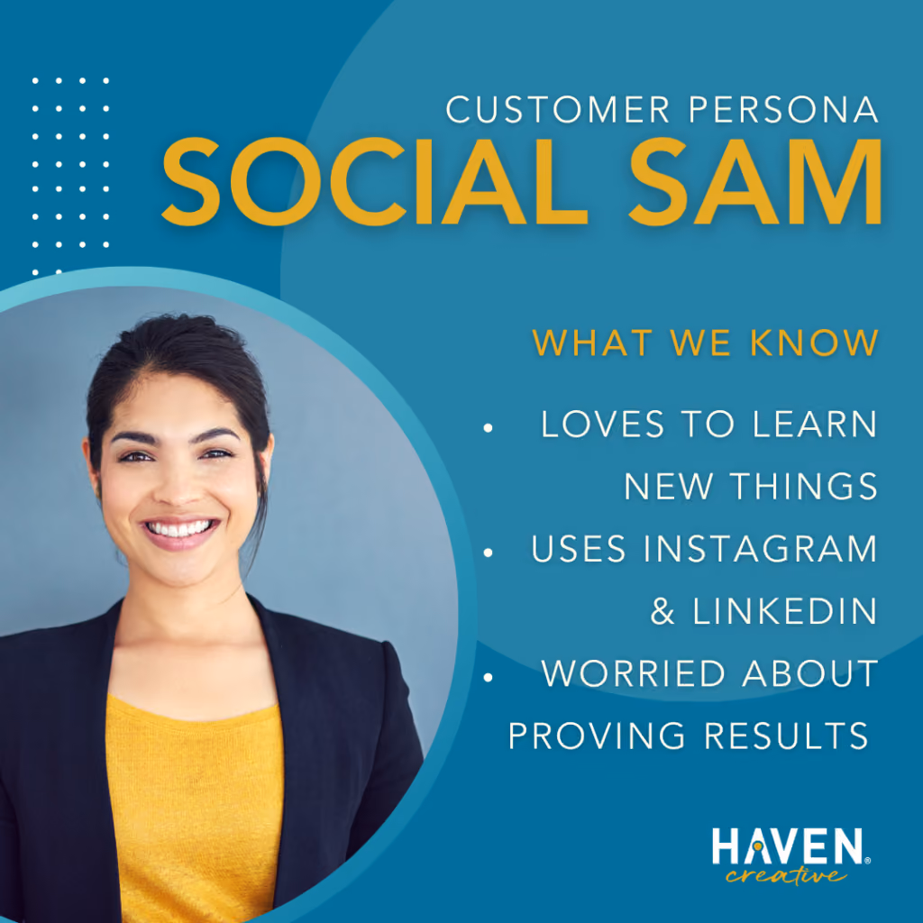 customer personas; social sam