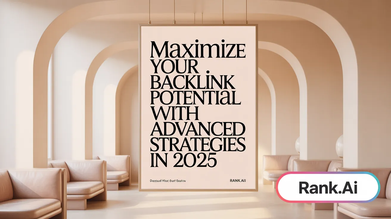 Maximize Your Backlink Potential with Advanced Strategies in 2025