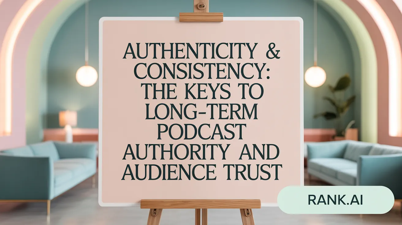Authenticity & Consistency: The Keys to Long-Term Podcast Authority and Audience Trust