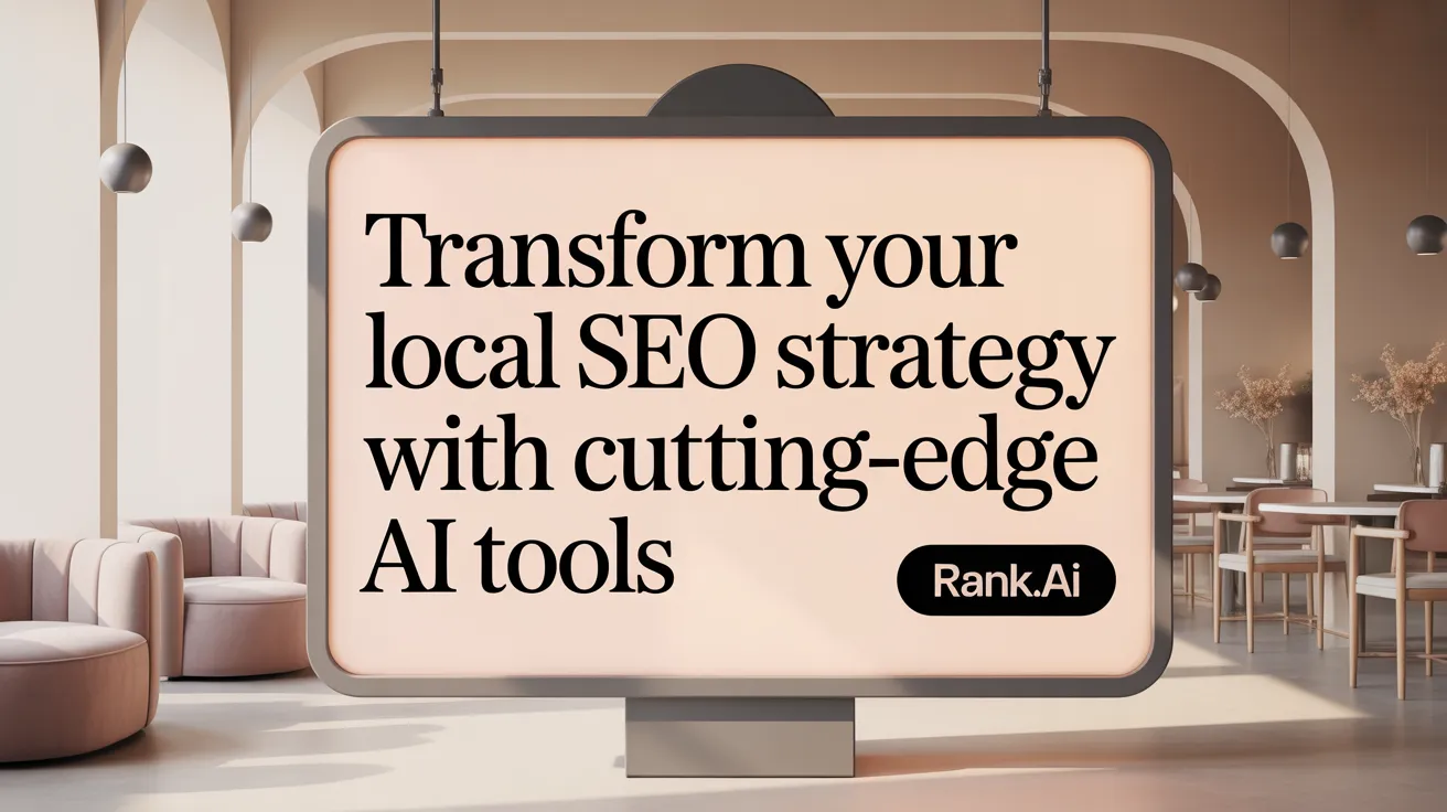 Transform Your Local SEO Strategy with Cutting-Edge AI Tools