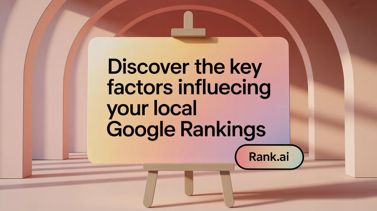 Discover the Key Factors Influencing Your Local Google Rankings