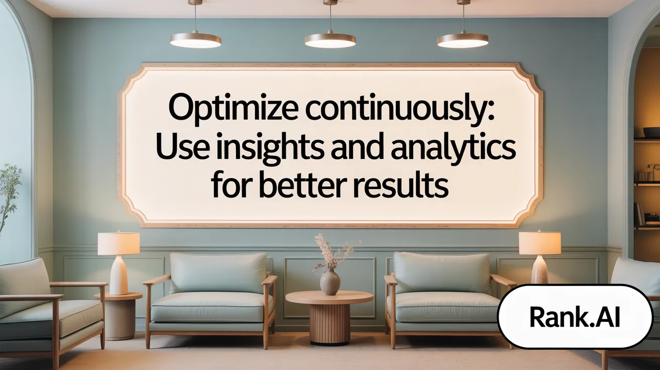 Optimize Continuously: Use Insights and Analytics for Better Results
