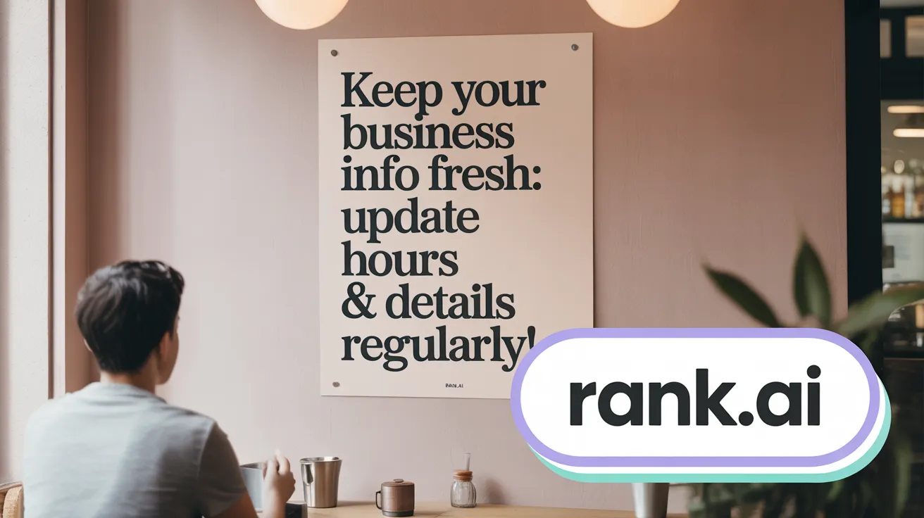 Keep Your Business Info Fresh: Update Hours &amp; Details Regularly! 
