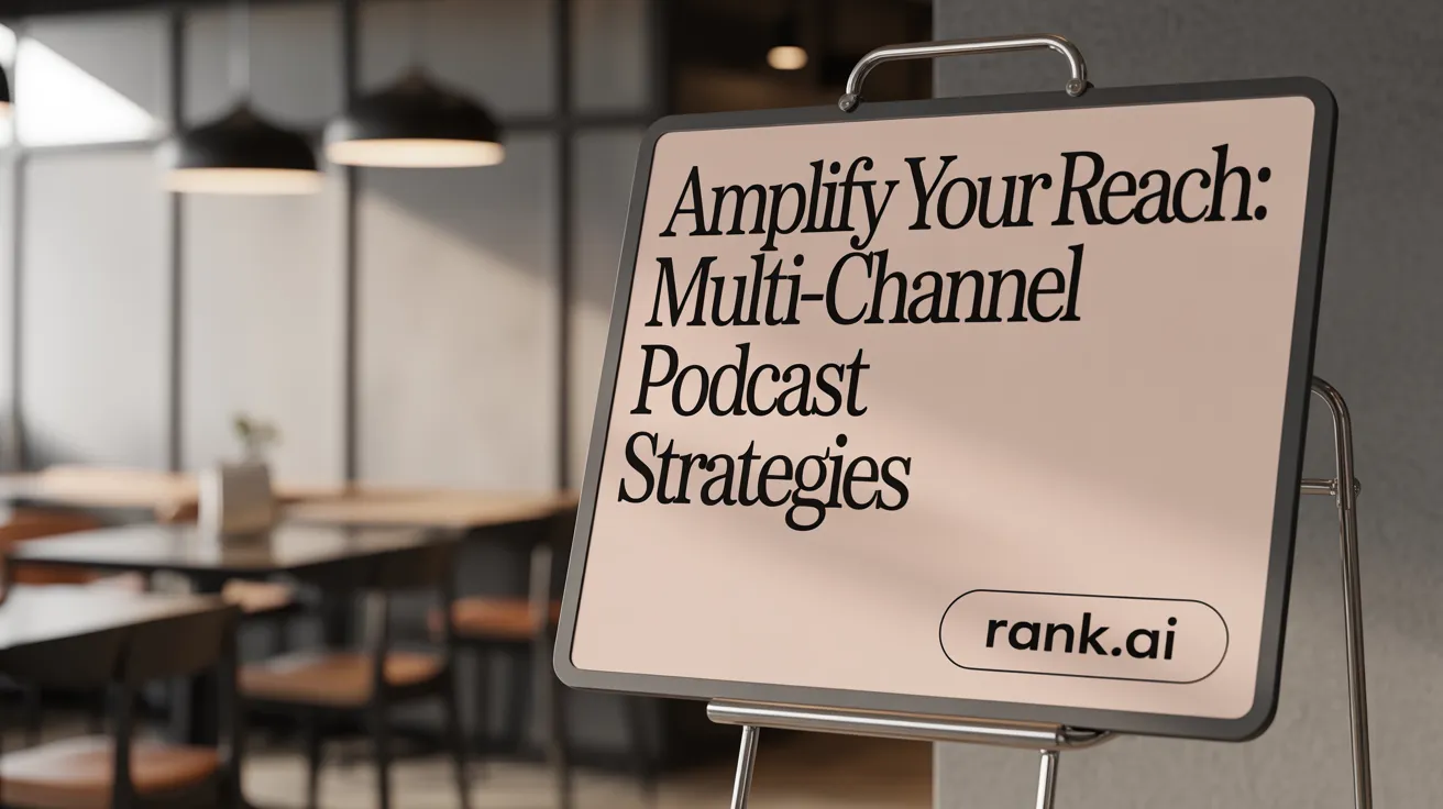 Amplify Your Reach: Multi-Channel Podcast Strategies