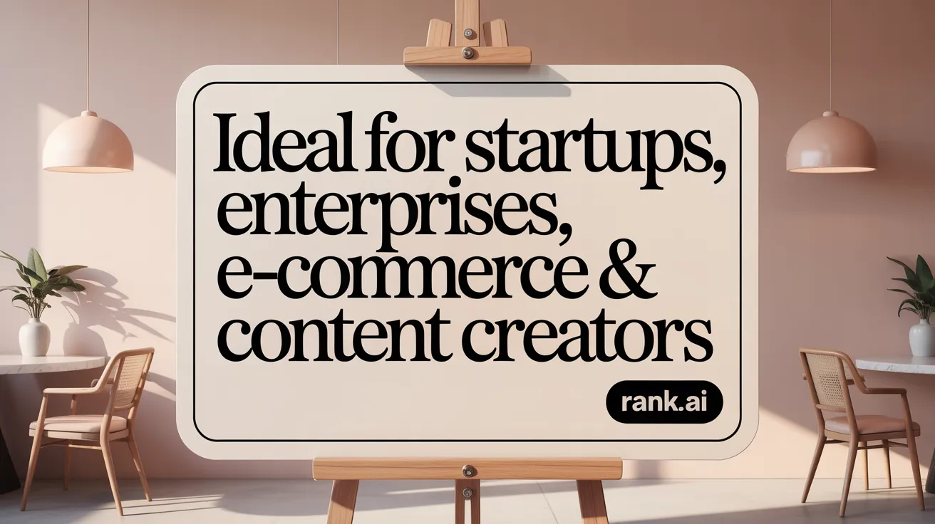 Ideal for Startups, Enterprises, E-Commerce &amp; Content Creators