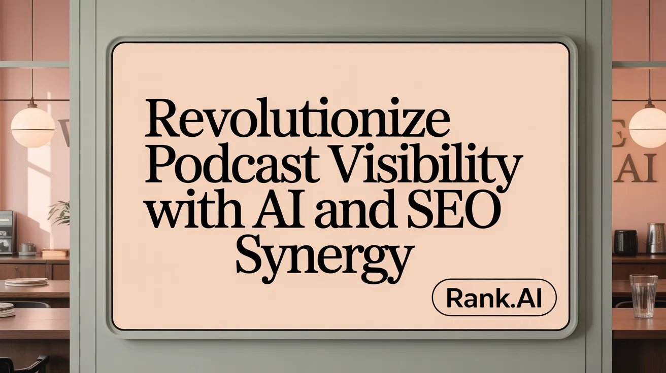 Revolutionize Podcast Visibility with AI and SEO Synergy