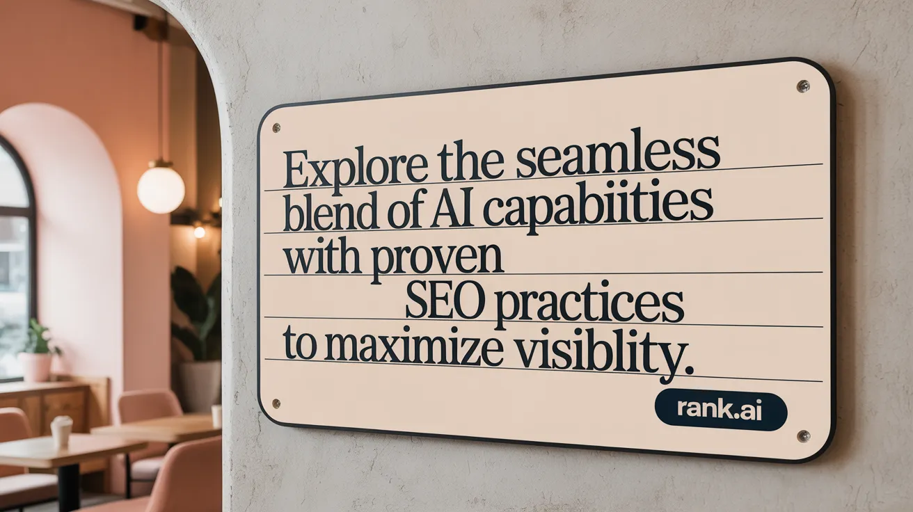 Explore the seamless blend of AI capabilities with proven SEO practices to maximize visibility.