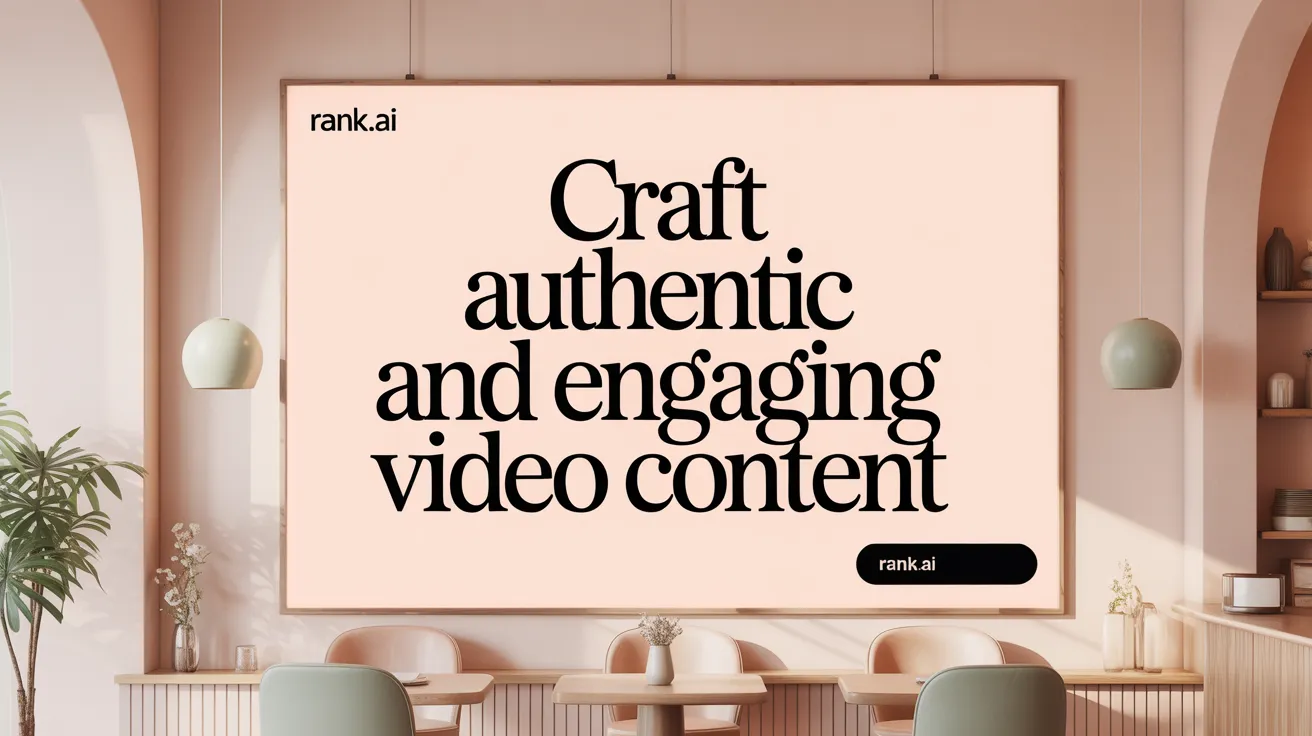 Craft Authentic and Engaging Video Content