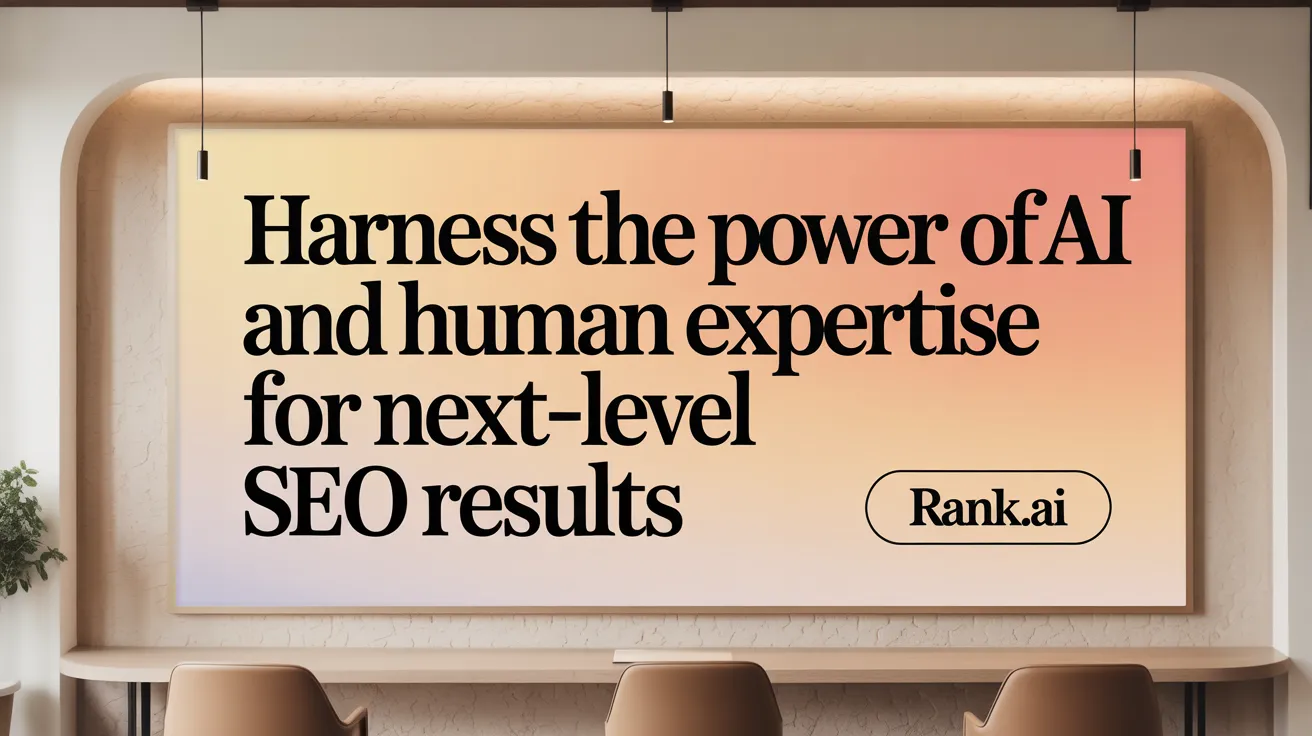 Harness the Power of AI and Human Expertise for Next-Level SEO Results
