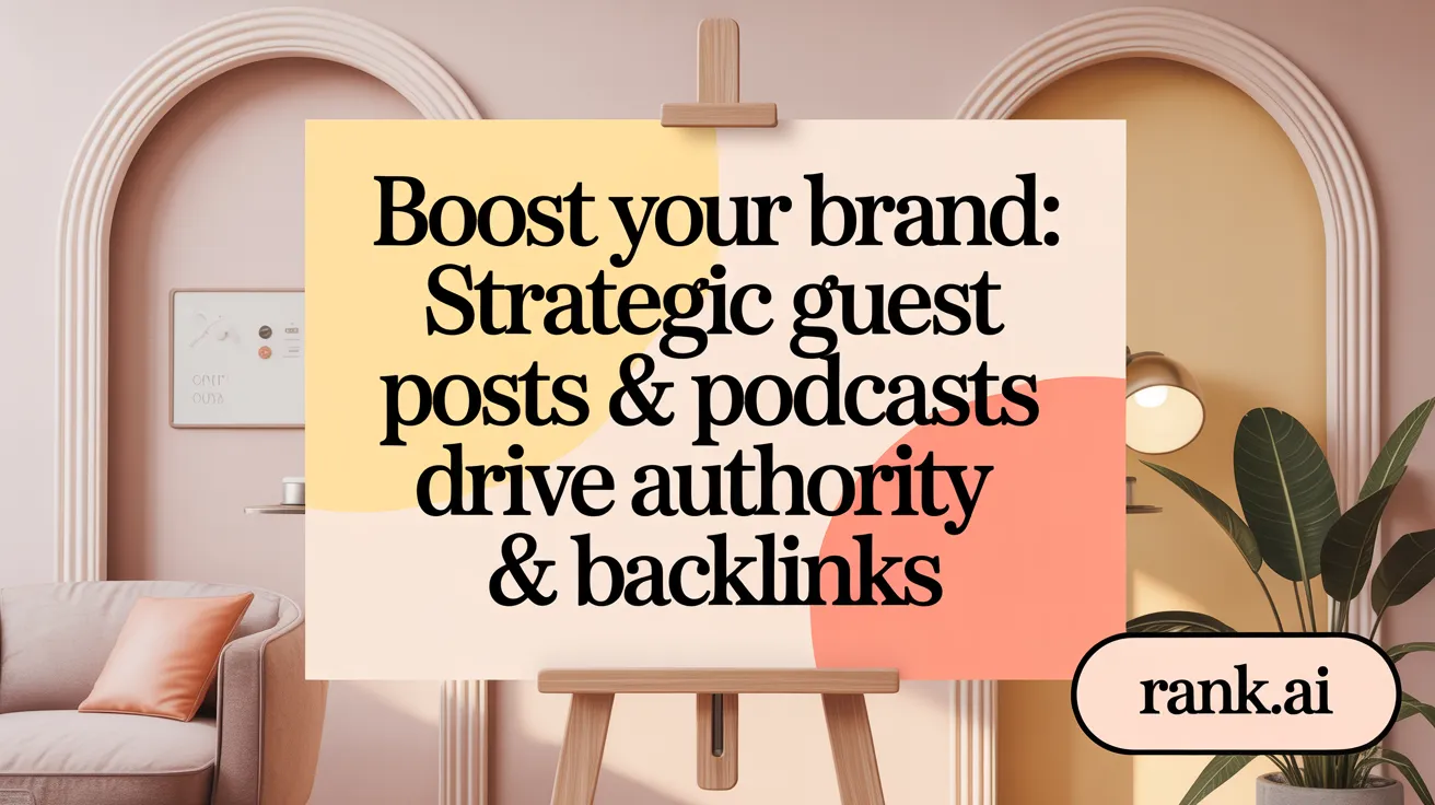 Boost Your Brand: Strategic Guest Posts &amp; Podcasts Drive Authority &amp; Backlinks