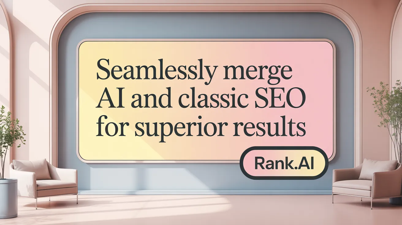 Seamlessly Merge AI and Classic SEO for Superior Results