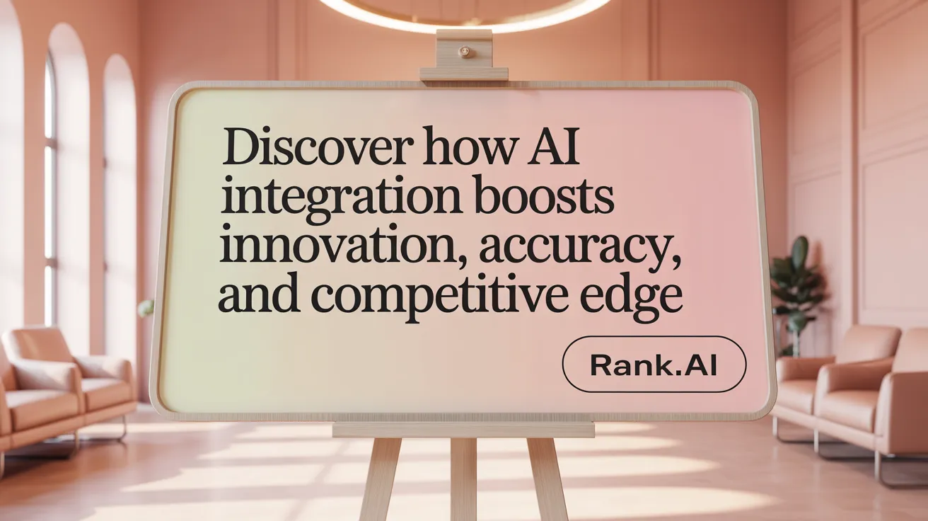 Discover How AI Integration Boosts Innovation, Accuracy, and Competitive Edge