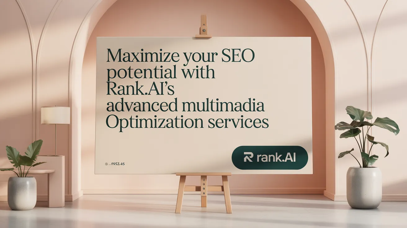 Maximize Your SEO Potential with Rank.ai's Advanced Multimedia Optimization Services