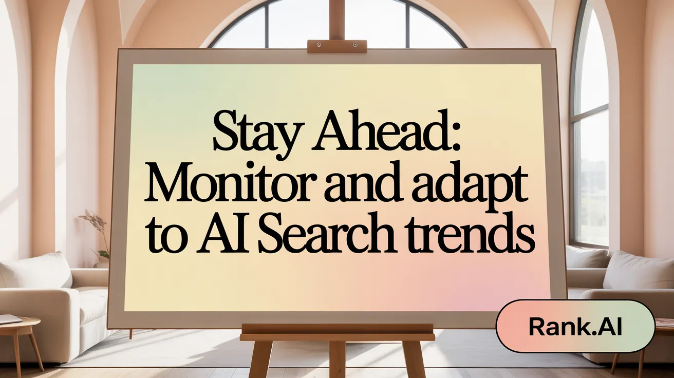 Stay Ahead: Monitor and Adapt to AI Search Trends