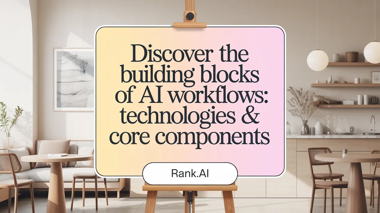 Discover the Building Blocks of AI Workflows: Technologies &amp; Core Components