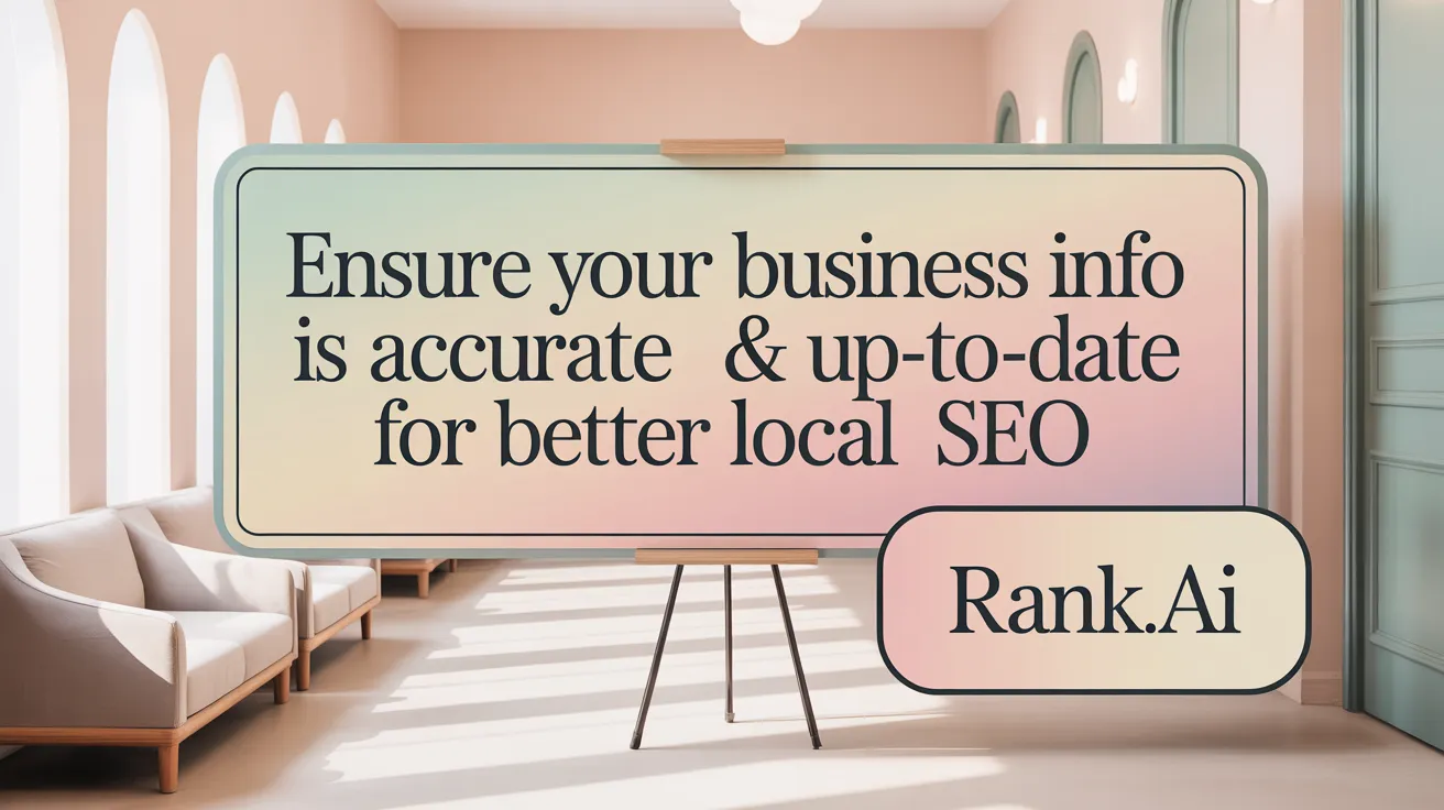Ensure Your Business Info is Accurate &amp; Up-to-Date for Better Local SEO
