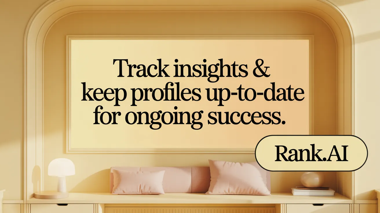 Track Insights &amp; Keep Profiles Up-to-Date for Ongoing Success