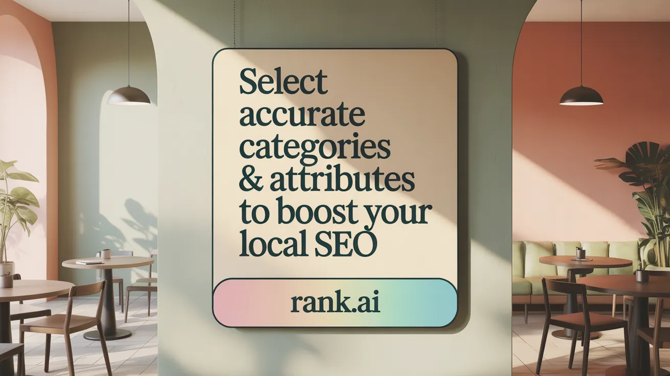 Select Accurate Categories &amp; Attributes to Boost Your Local SEO