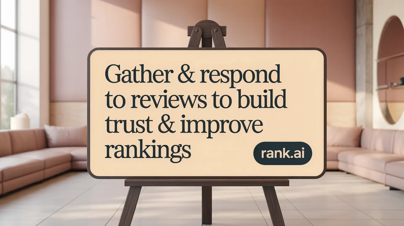 Gather &amp; Respond to Reviews to Build Trust &amp; Improve Rankings