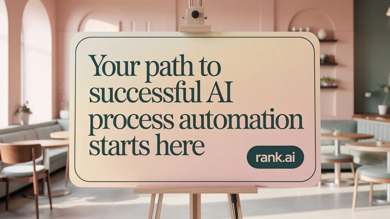 Your Path to Successful AI Process Automation Starts Here