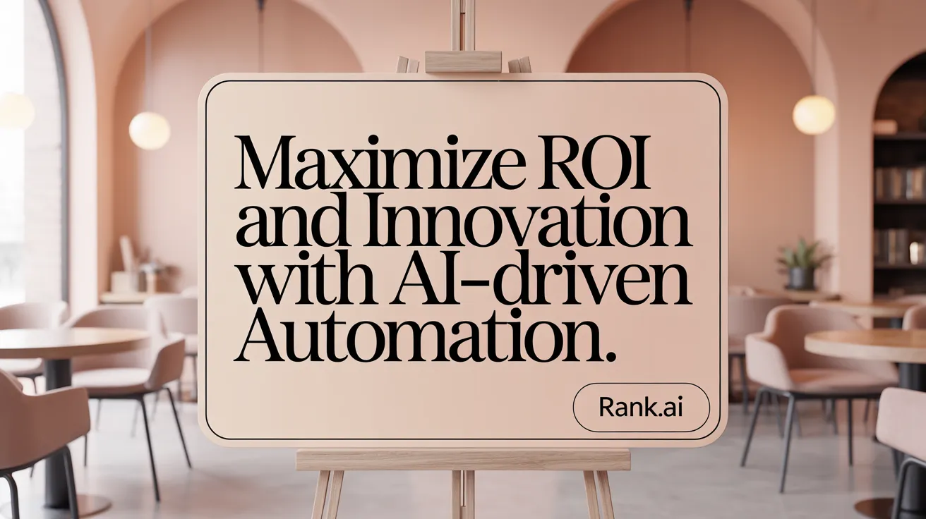Maximize ROI and Innovation with AI-Driven Automation