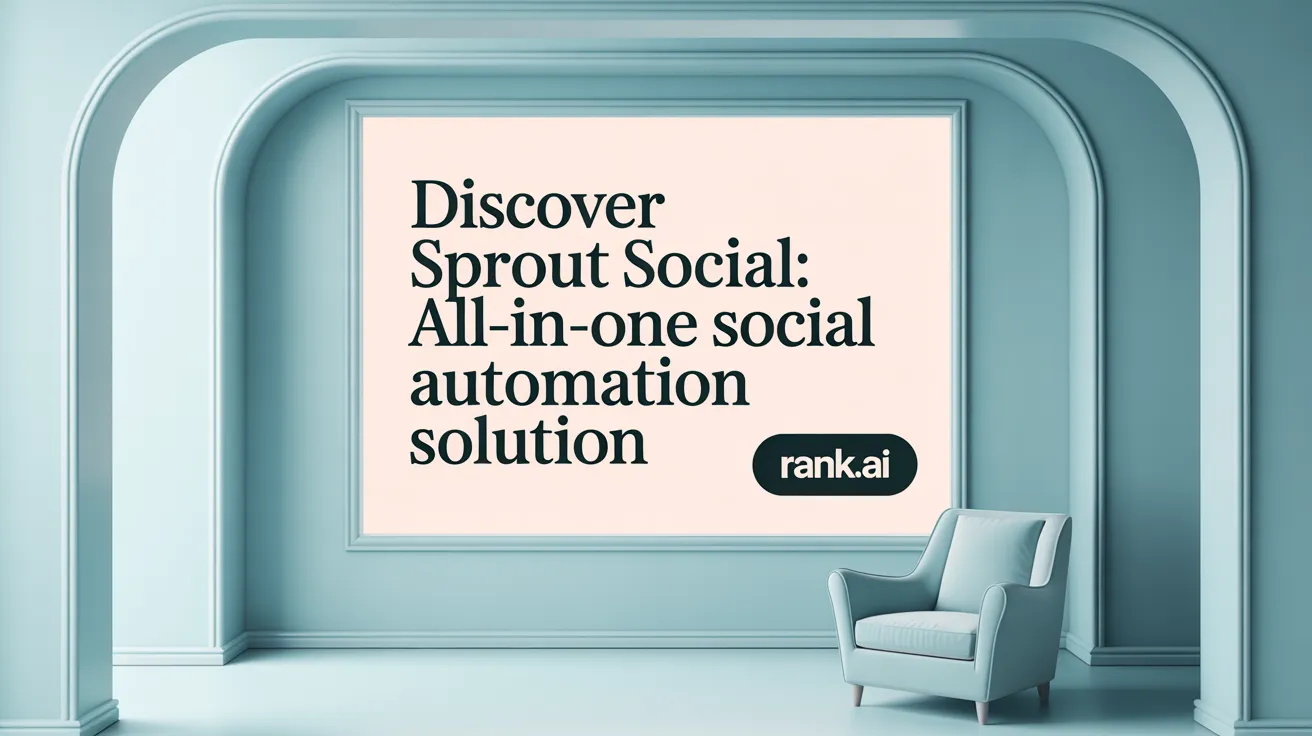 Discover Sprout Social: All-in-One Social Automation Solution