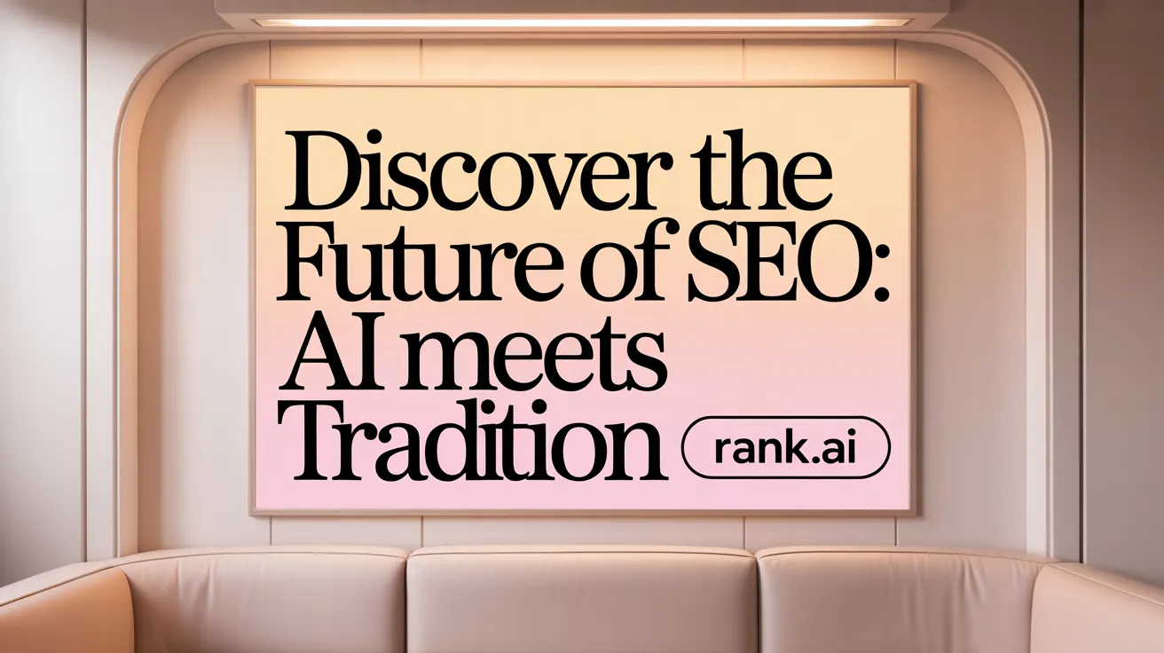 Discover the Future of SEO: AI Meets Tradition