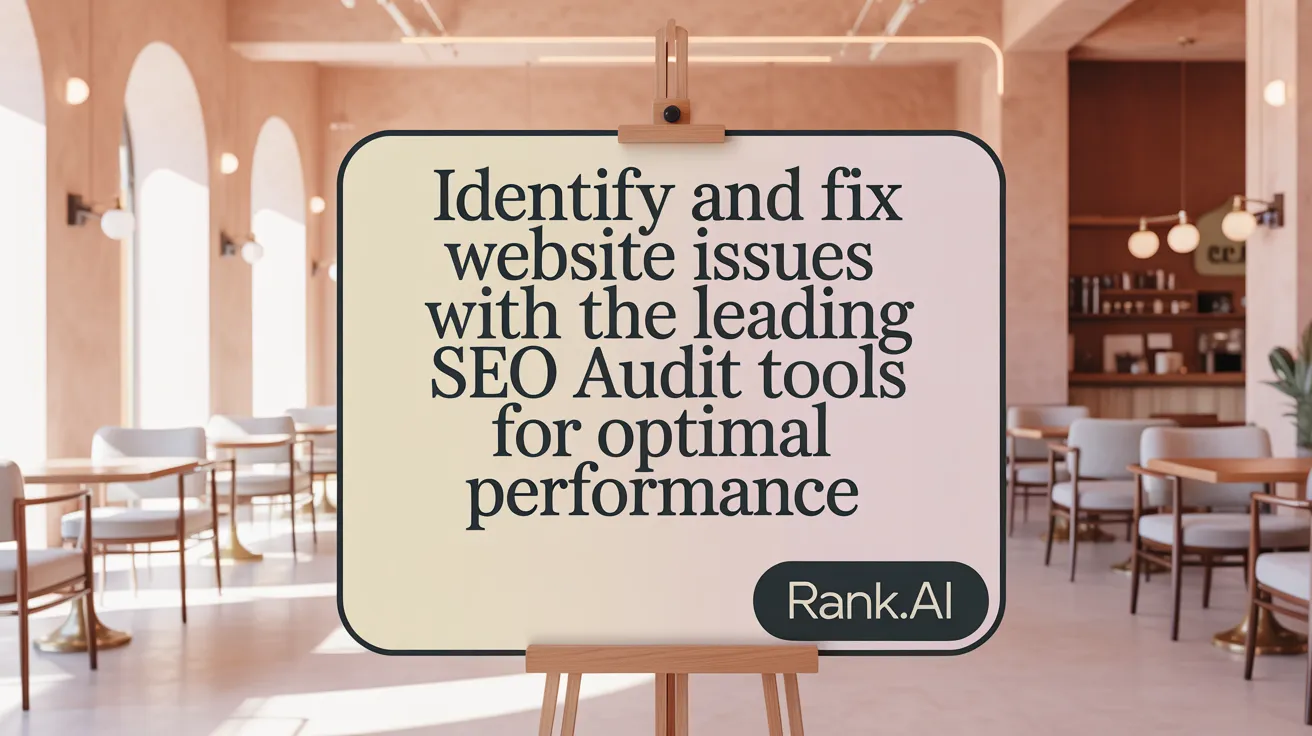 Identify and fix website issues with the leading SEO audit tools for optimal performance.