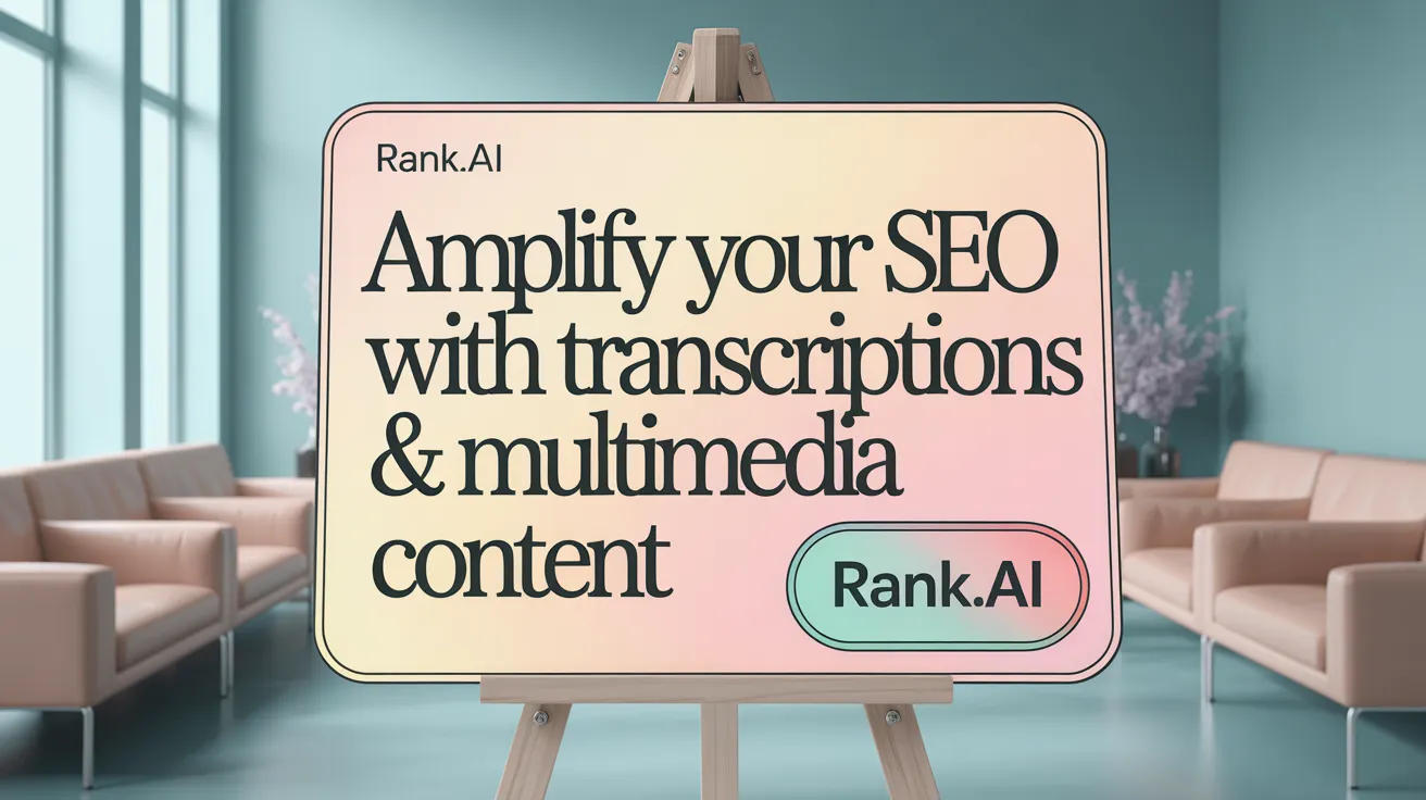 Amplify Your SEO with Transcriptions &amp; Multimedia Content