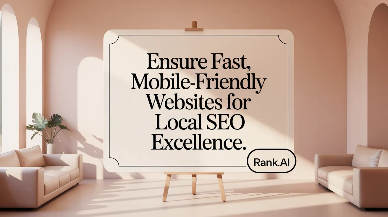 Ensure Fast, Mobile-Friendly Websites for Local SEO Excellence