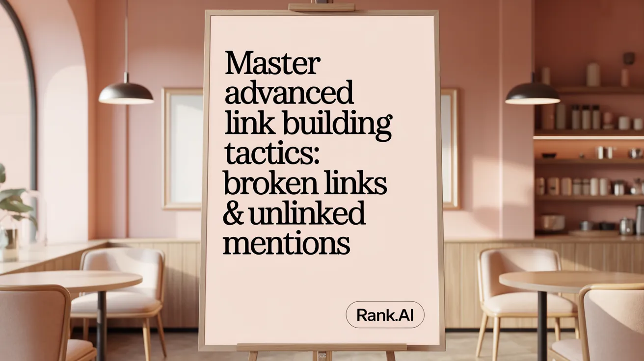 Master Advanced Link Building Tactics: Broken Links & Unlinked Mentions