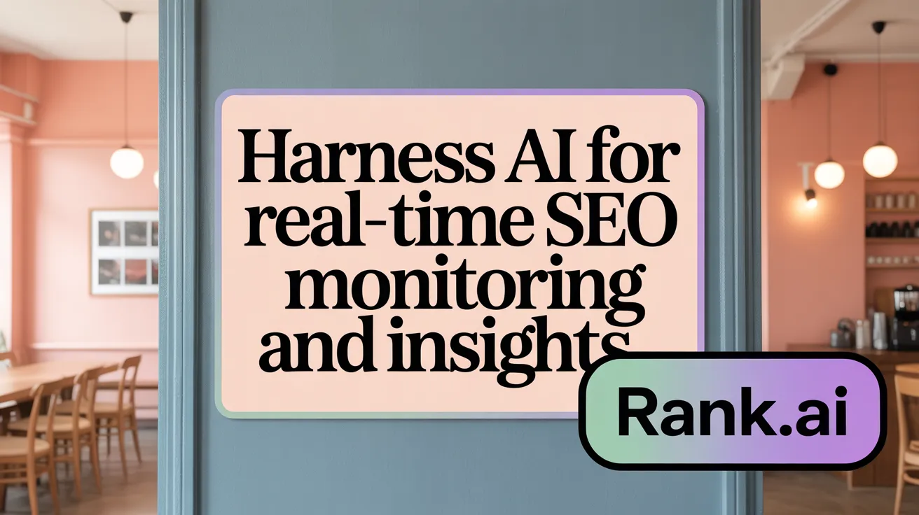 Harness AI for Real-Time SEO Monitoring and Insights